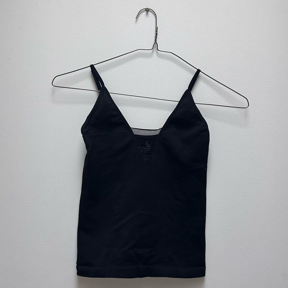 Free People set of 2 Black and White Camisole Tank Tops size XS/S